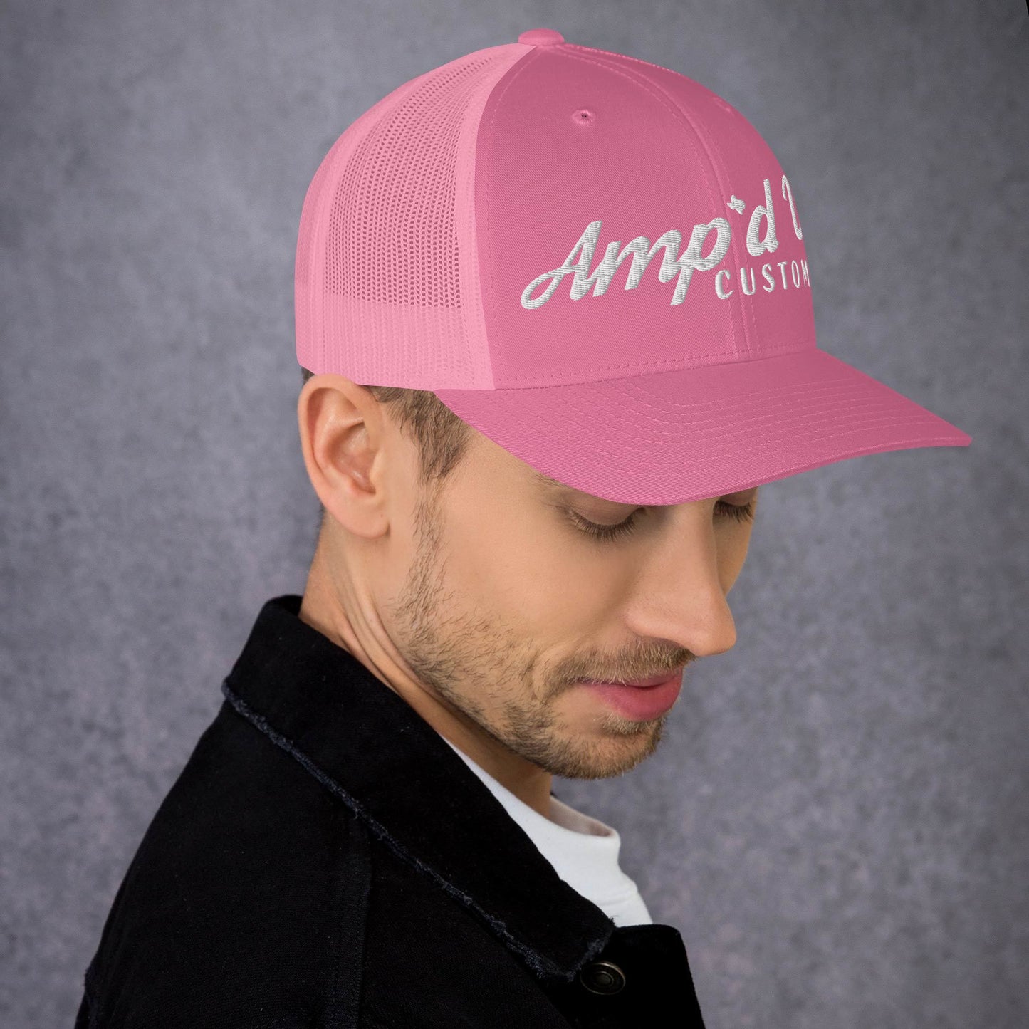 Amp'd Up Embroidered Trucker Cap