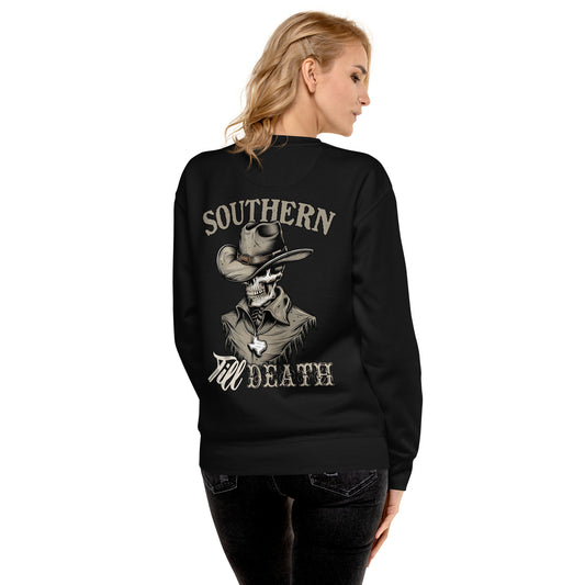 Southern Till Death Sweatshirt (back illustration) - Amp'd Up Custom