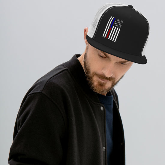 American Flag Trucker Cap - Amp'd Up Custom