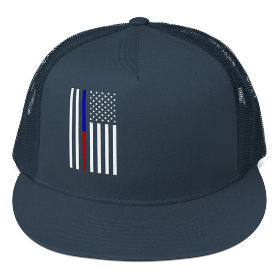 American Flag Trucker Cap - Amp'd Up Custom