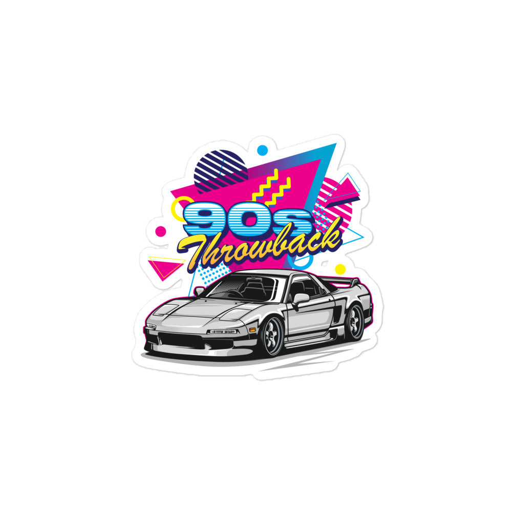 90s Throwback Honda Acura NSX NA1 Bubble-free sticker | AMPD featuring vibrant retro design
