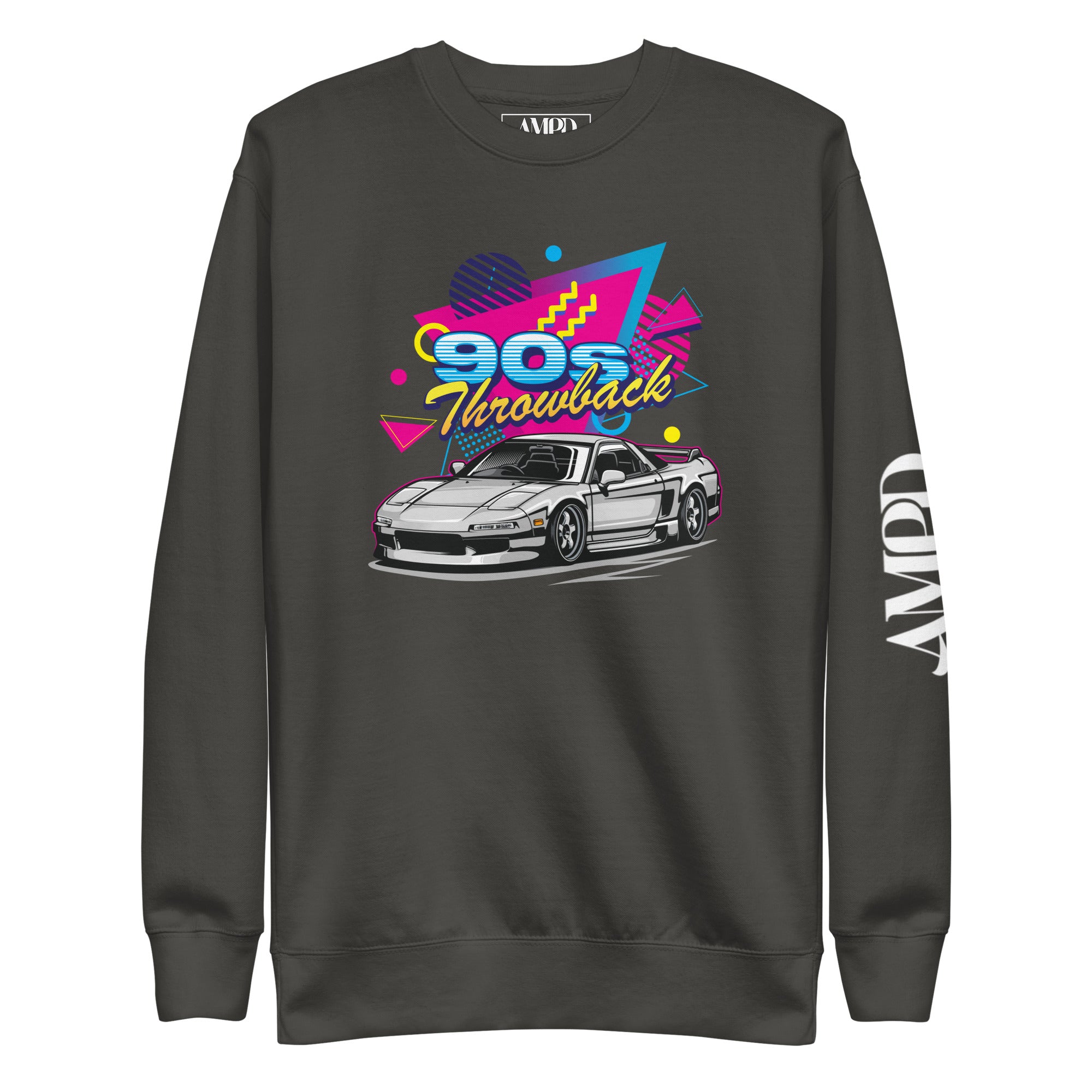 90s Throwback Honda Acura NSX NA1 Graphic Sweatshirt | AMPD featuring retro design and stylish graphics