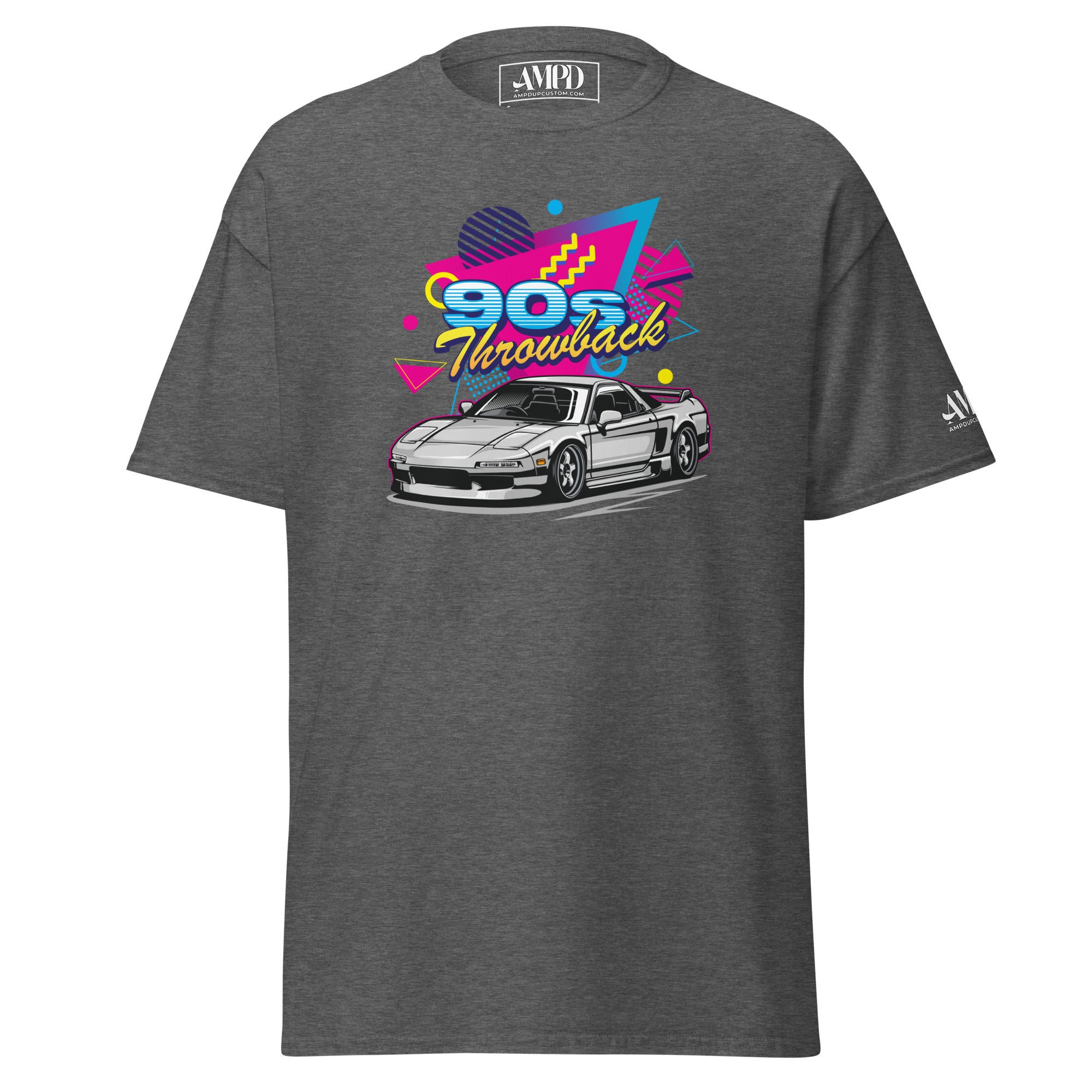 90s Throwback Honda Acura NSX NA1 Graphic T-Shirt from Amp'd Up Custom featuring a retro design