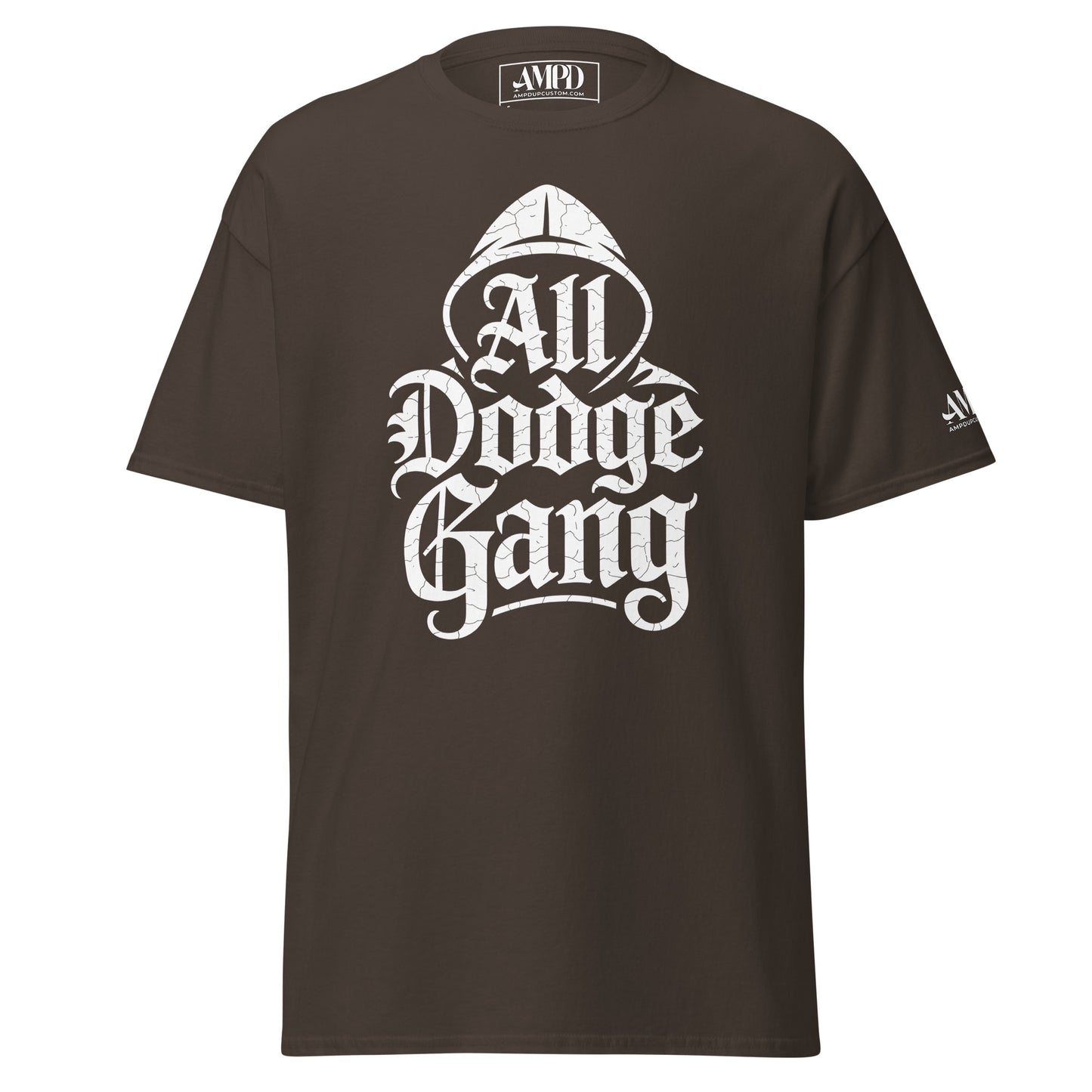 All Dodge Gang Graphic T-Shirt in dark color for car enthusiast streetwear fans