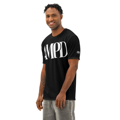 AMPD Official Big Graphic Premium Mens Cotton Crew Neck T-Shirt Soft, Breathable and Durable in Black1