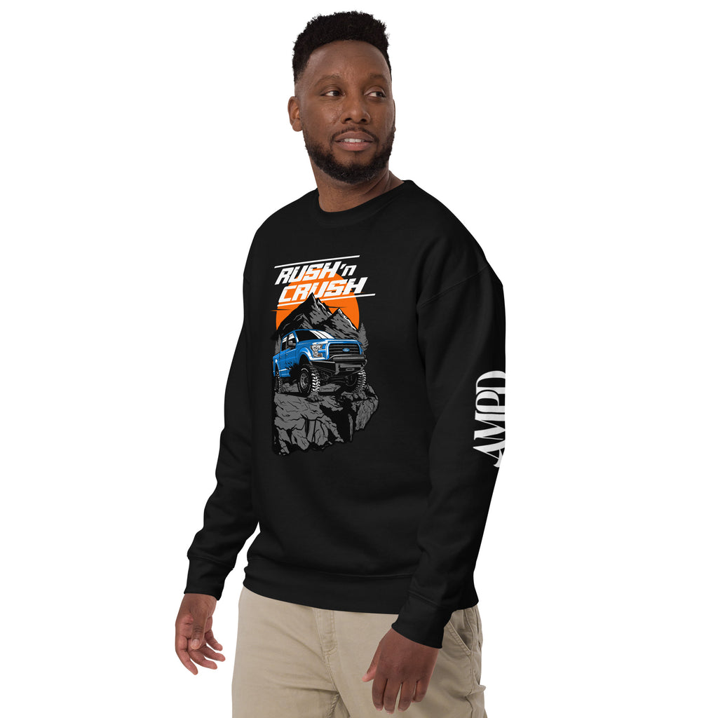 Rush n' Crush Off-Road Sweatshirt | AMPD featuring a rugged design and an adventurous vibe