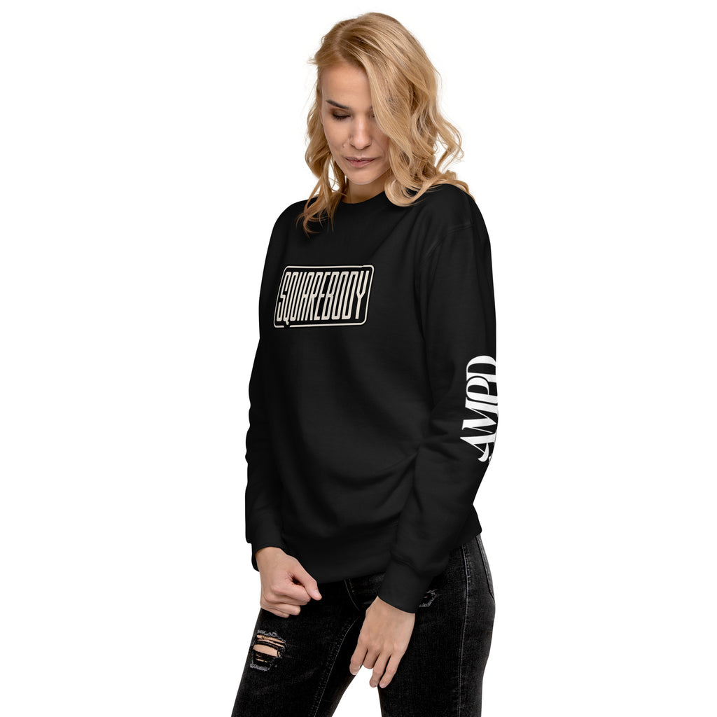 Black Squarebody Graphic Sweatshirt | AMPD with Stylish Design and Comfortable Fit