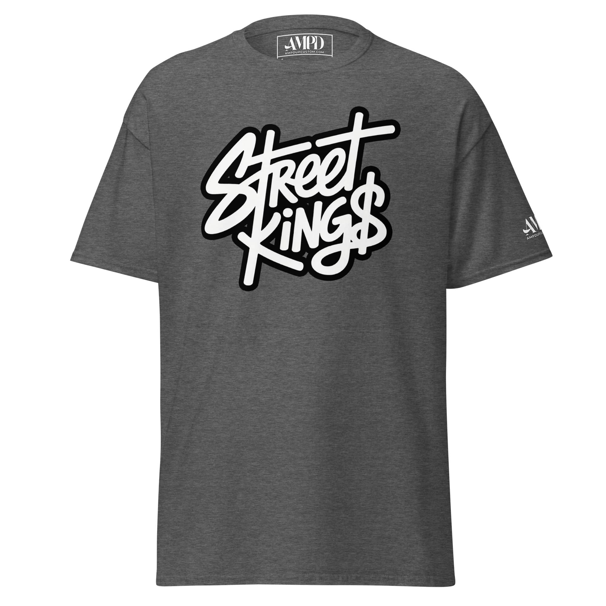 Grey Street Kings T-Shirt | AMPD featuring bold logo design for urban style