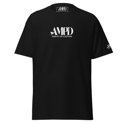 Amp'd Up 2026 logo T-Shirt in black with a bold white logo for a stylish look