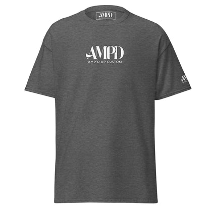 Amp'd Up 2026 logo T-Shirt in gray featuring a stylish design and comfortable fit