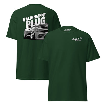Alignment PLUG T-Shirt featuring a back illustration of a stylish car design