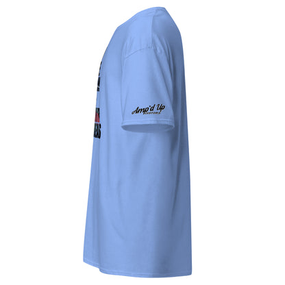 Light blue Amp'd Up Custom I'm The Man Of Your Dreams Freddy Krueger T-Shirt side view