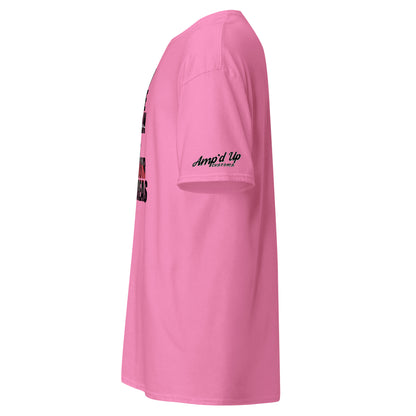 Pink Amp'd Up Custom I'm The Man Of Your Dreams Freddy Krueger T-Shirt side view