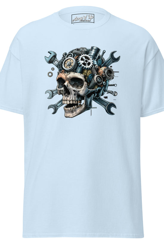Skull Mechanic T-Shirt - Amp'd Up Custom.