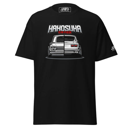 JDM Legend Hakosuka T-Shirt Nissan C10 Skyline GT-R Vintage Graphic Tee featuring a classic car design