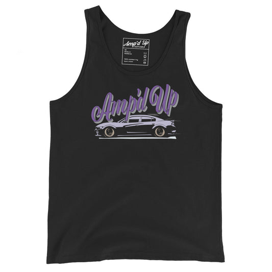 Amp'd Up Purple Charger Tank Top - Amp'd Up Custom
