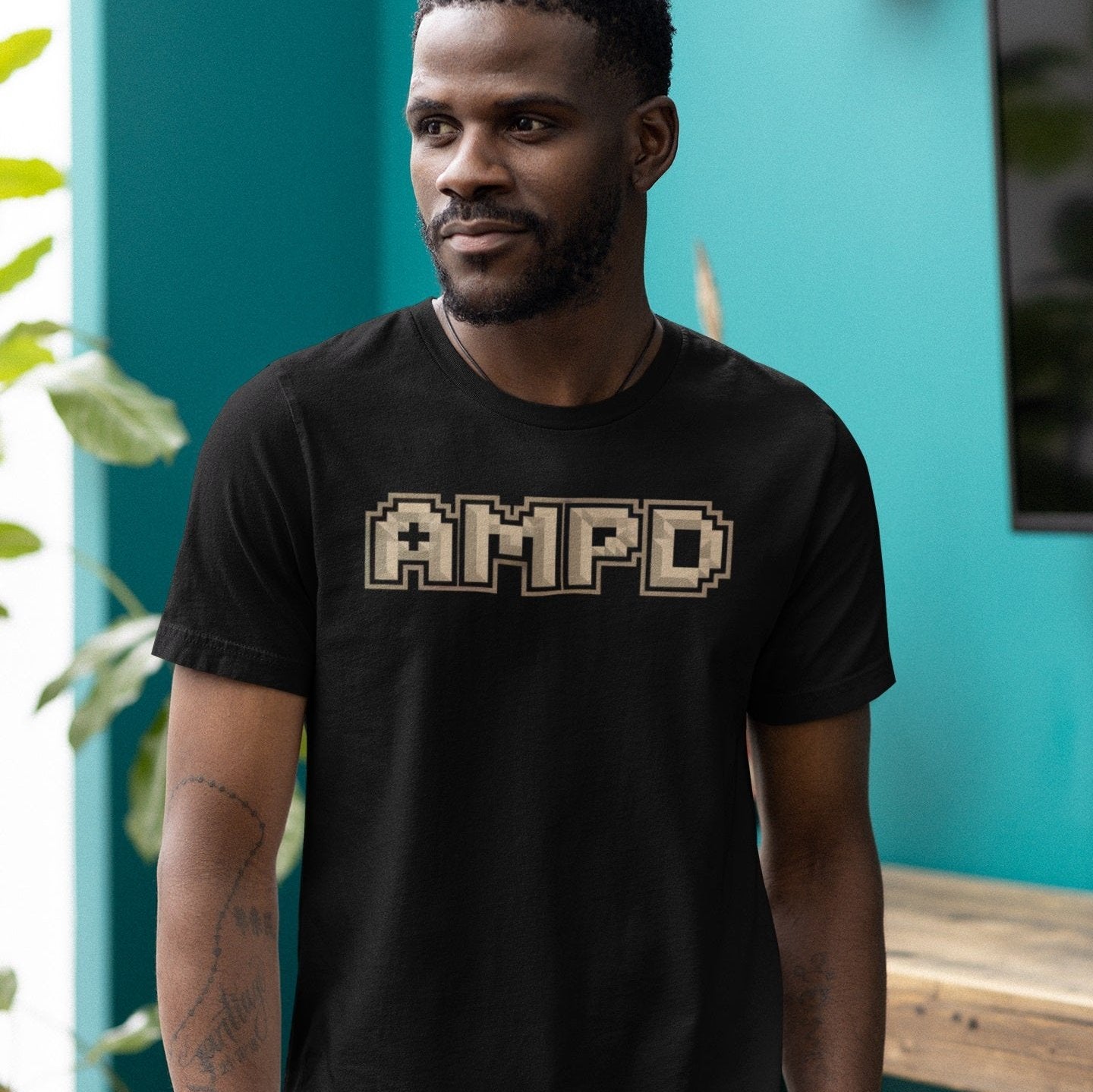 Amp'd Up Pixelated T-Shirt