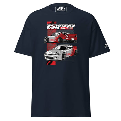 S15 Nissan Silvia T-Shirt S-Chassis 240SX JDM Drift Car Graphic Tee with vibrant car graphics