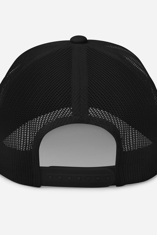 Amp'd Up Cursive Embroidered Trucker Cap - Amp'd Up Custom