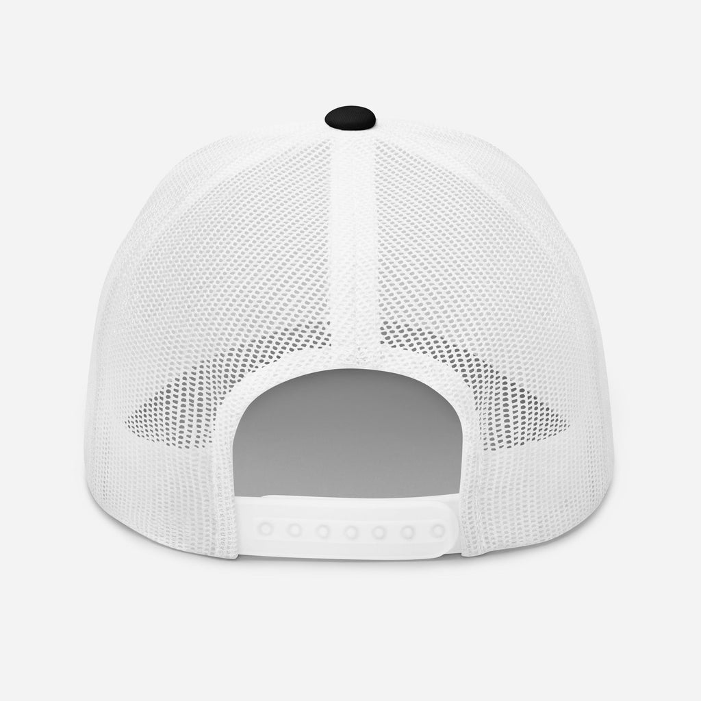Amp'd Up Cursive Embroidered Trucker Cap - Amp'd Up Custom