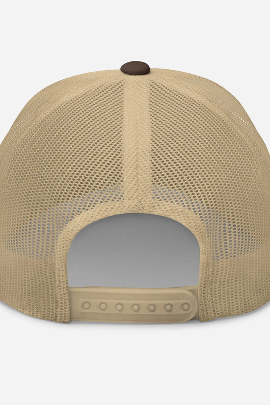Amp'd Up Cursive Embroidered Trucker Cap - Amp'd Up Custom