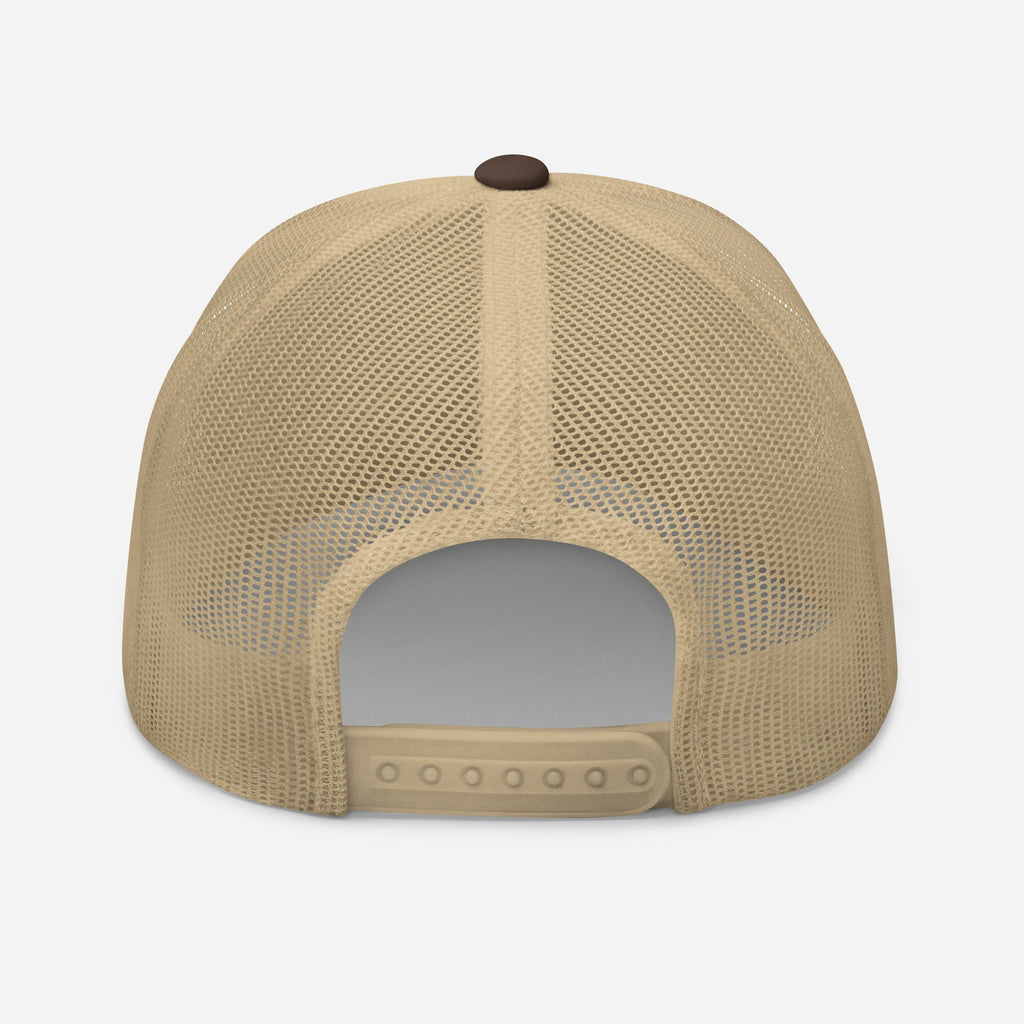 Amp'd Up Cursive Embroidered Trucker Cap - Amp'd Up Custom