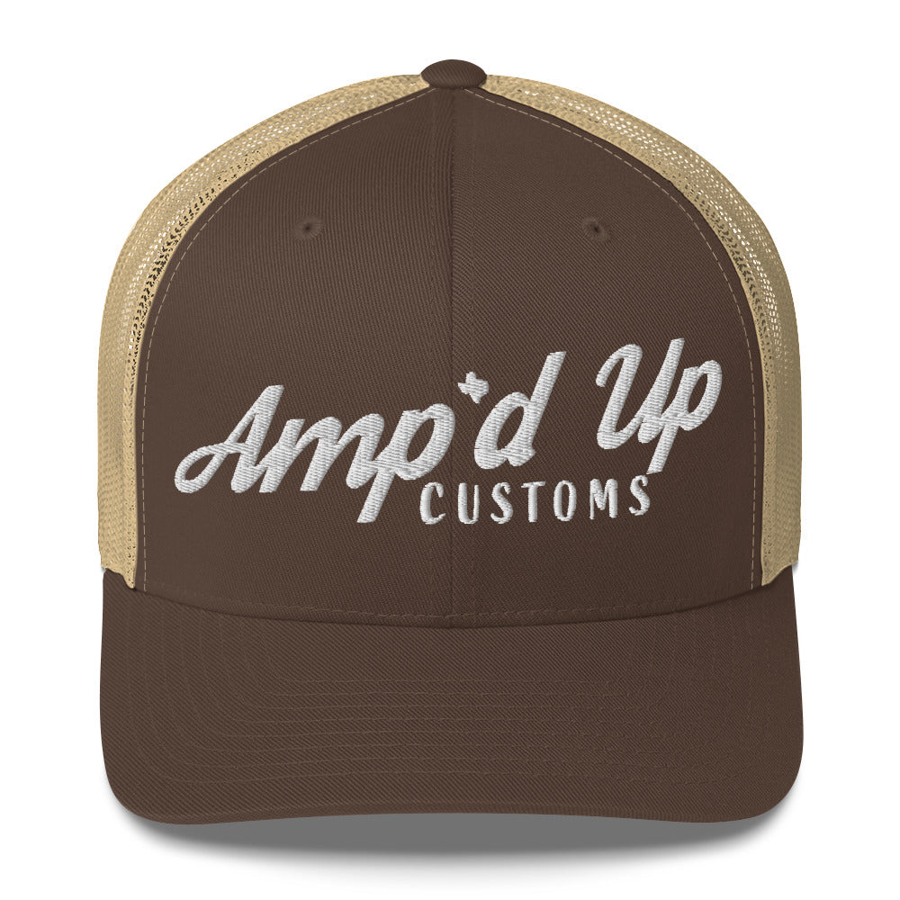 Amp'd Up Embroidered Trucker Cap