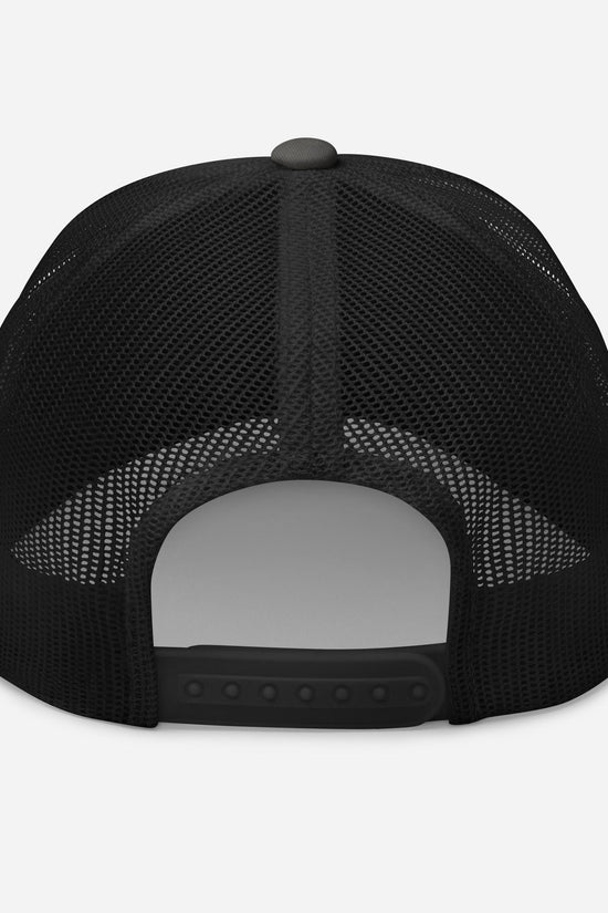 Amp'd Up Cursive Embroidered Trucker Cap - Amp'd Up Custom