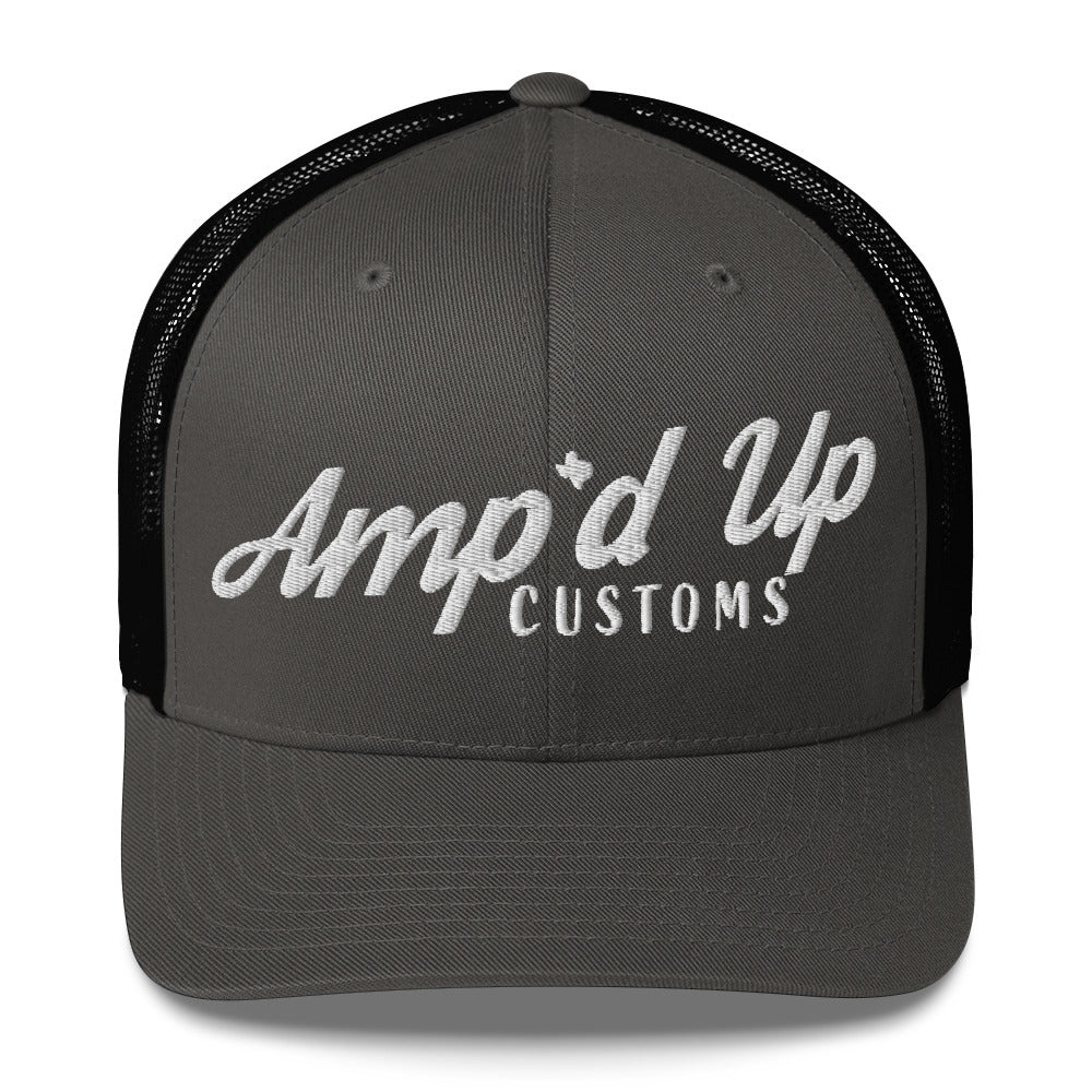 Amp'd Up Embroidered Trucker Cap