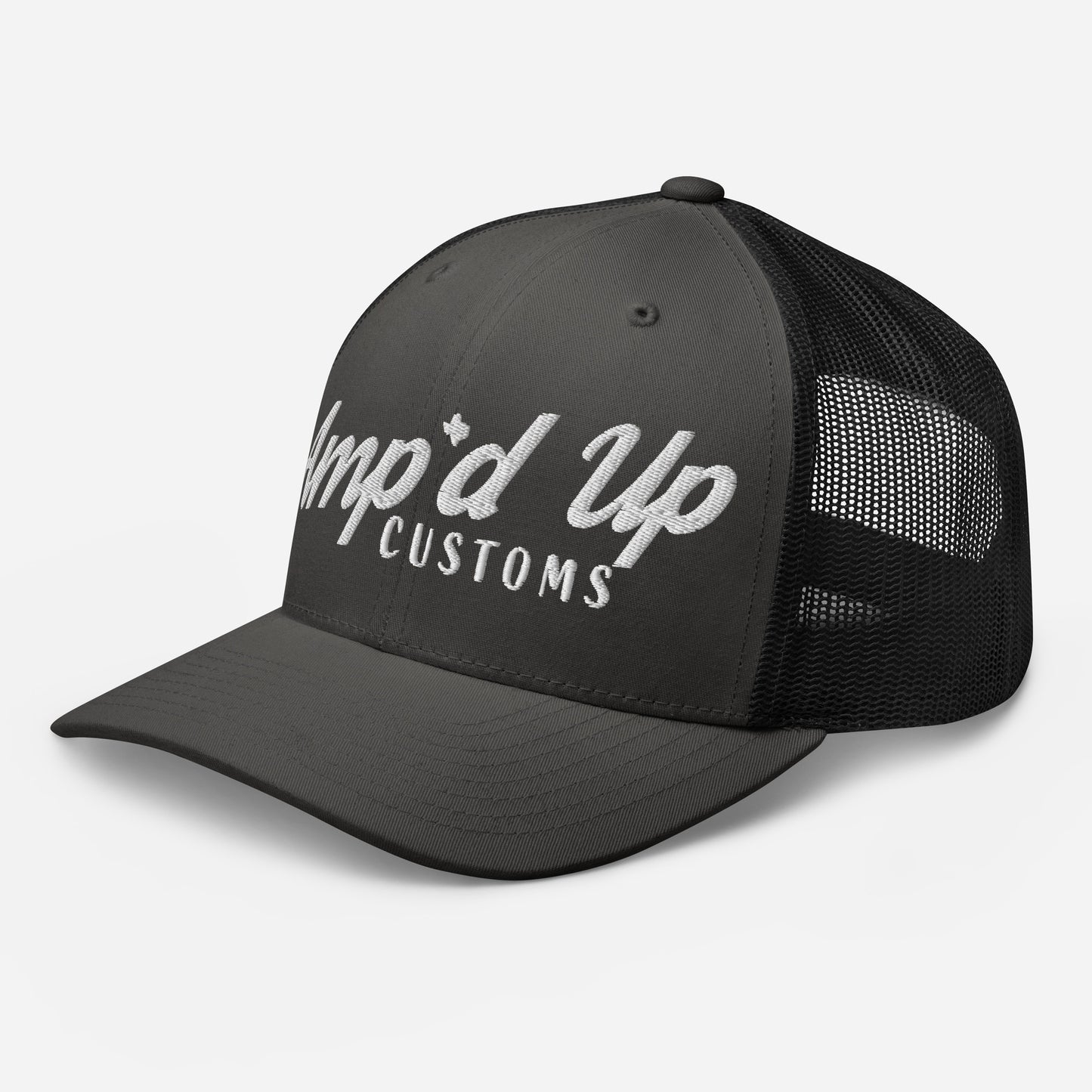 Amp'd Up Embroidered Trucker Cap