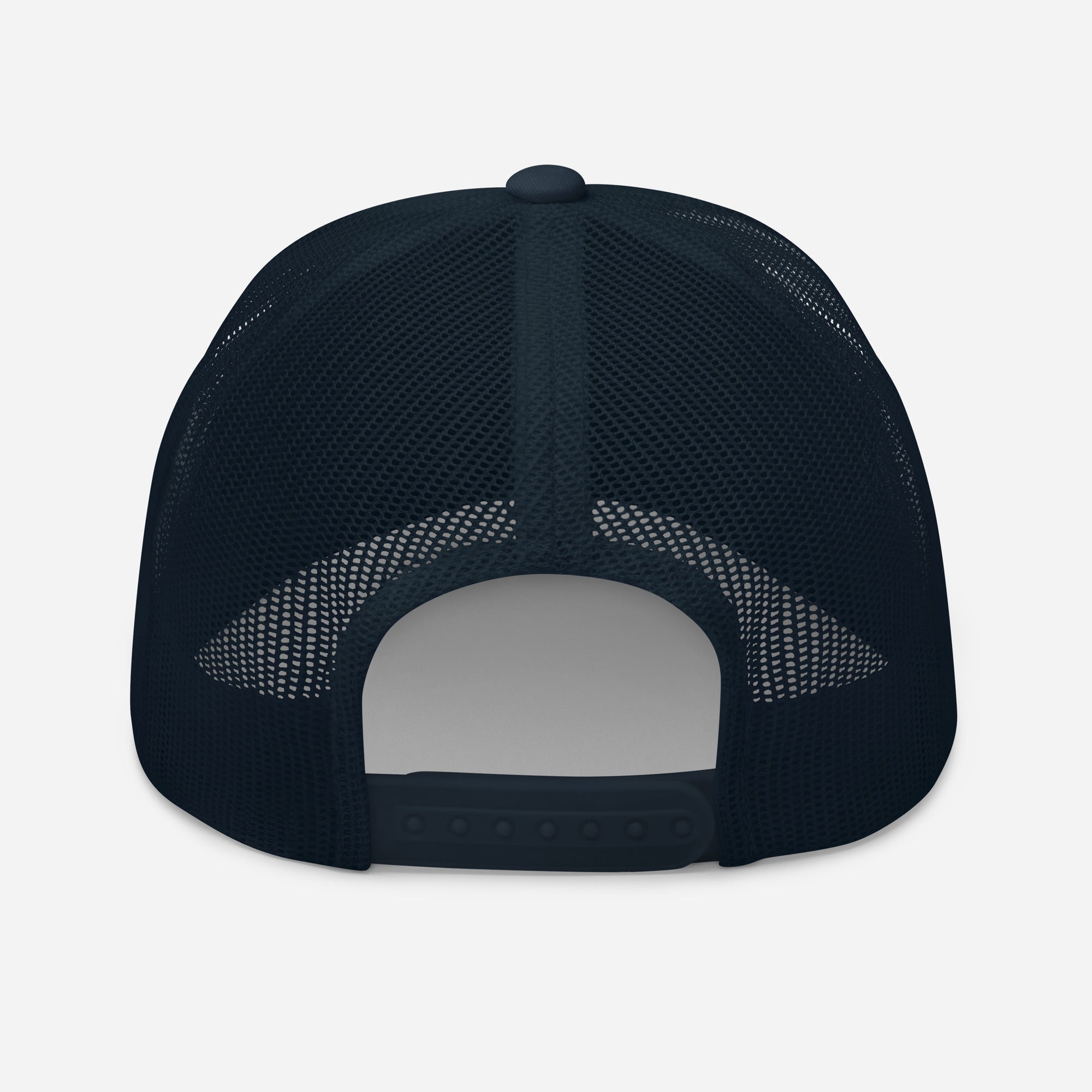 Amp'd Up Cursive Embroidered Trucker Cap - Amp'd Up Custom