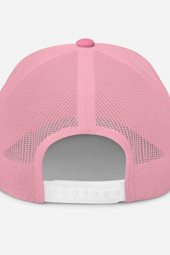 Amp'd Up Cursive Embroidered Trucker Cap - Amp'd Up Custom