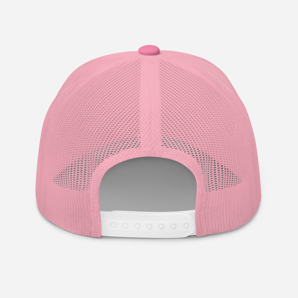 Amp'd Up Cursive Embroidered Trucker Cap - Amp'd Up Custom