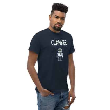 Robot Clanker T-Shirt Funny Sci-Fi Robot Graphic Tee featuring a playful robot design
