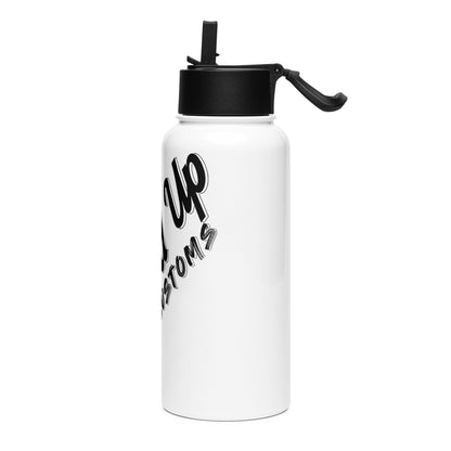 Amp'd Up Customs Stainless steel water bottle with a straw lid - Amp'd Up Custom