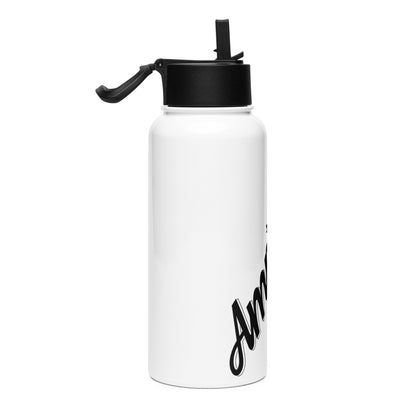 Amp'd Up Customs Stainless steel water bottle with a straw lid - Amp'd Up Custom