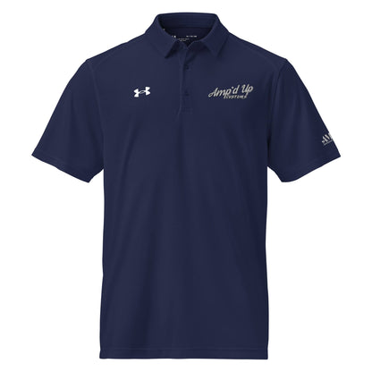 AMPD Official Under Armour® Men's Polo in Navy with Logo for Stylish Comfort