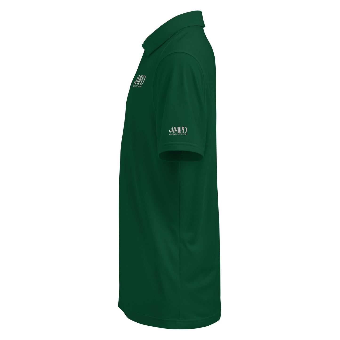 Amp'd Up Official Under Armour Men's Polo in green, featuring a comfortable and stylish design for casual wear