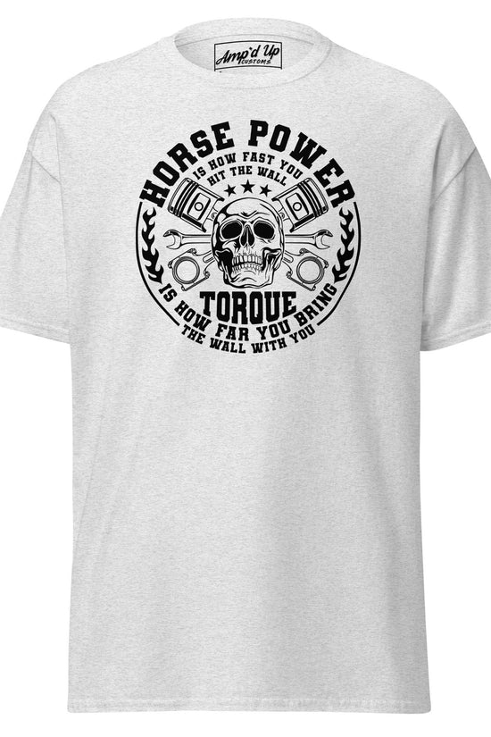 Horse Power And Brick Wall T-Shirt - Amp'd Up Custom