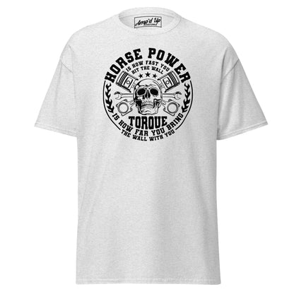Horse Power And Brick Wall T-Shirt - Amp'd Up Custom