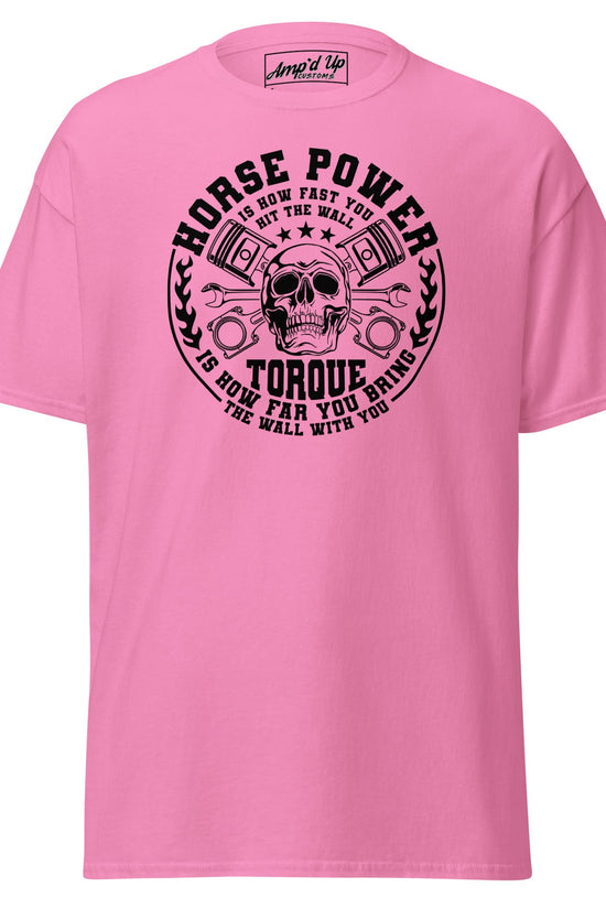 Horse Power And Brick Wall T-Shirt - Amp'd Up Custom