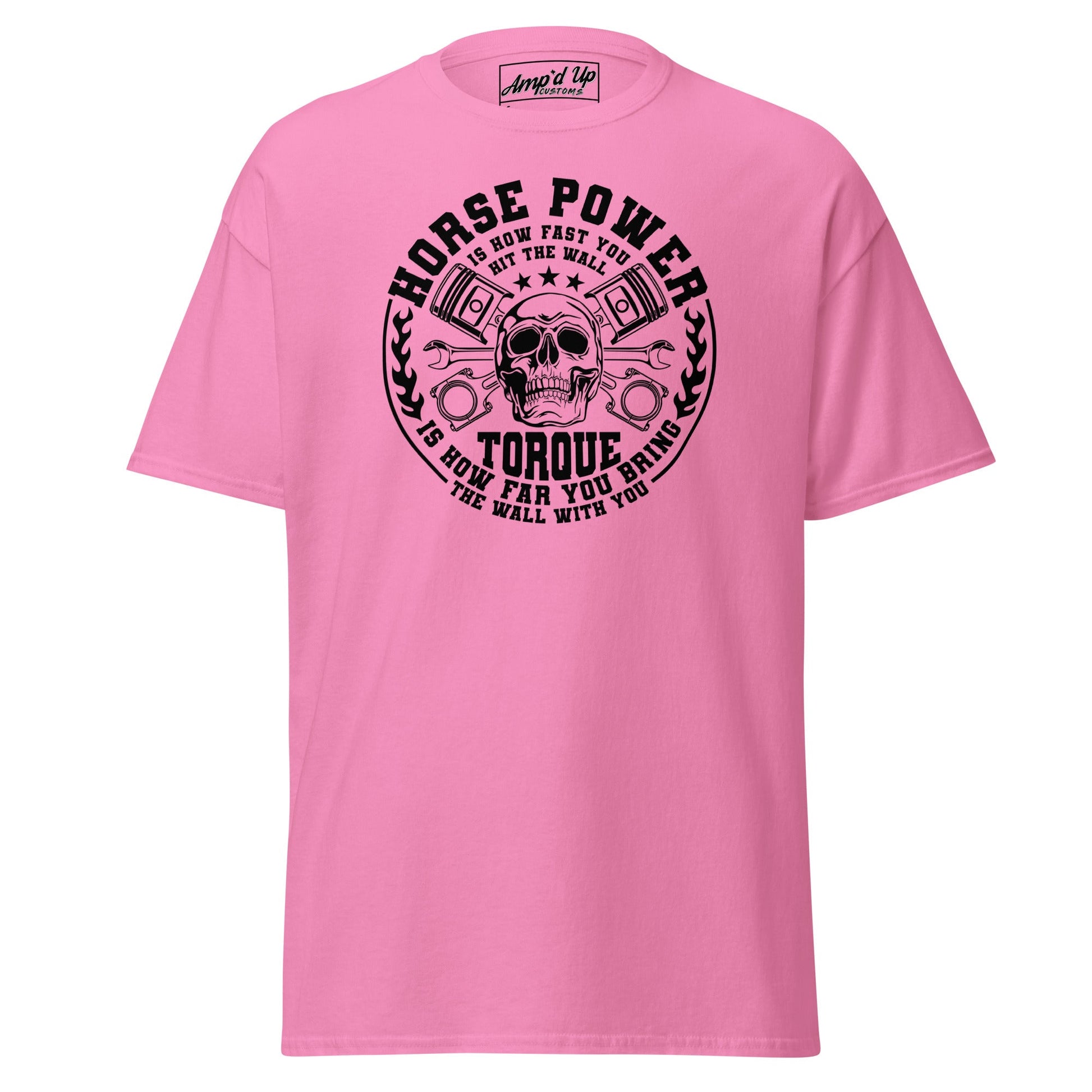 Horse Power And Brick Wall T-Shirt - Amp'd Up Custom