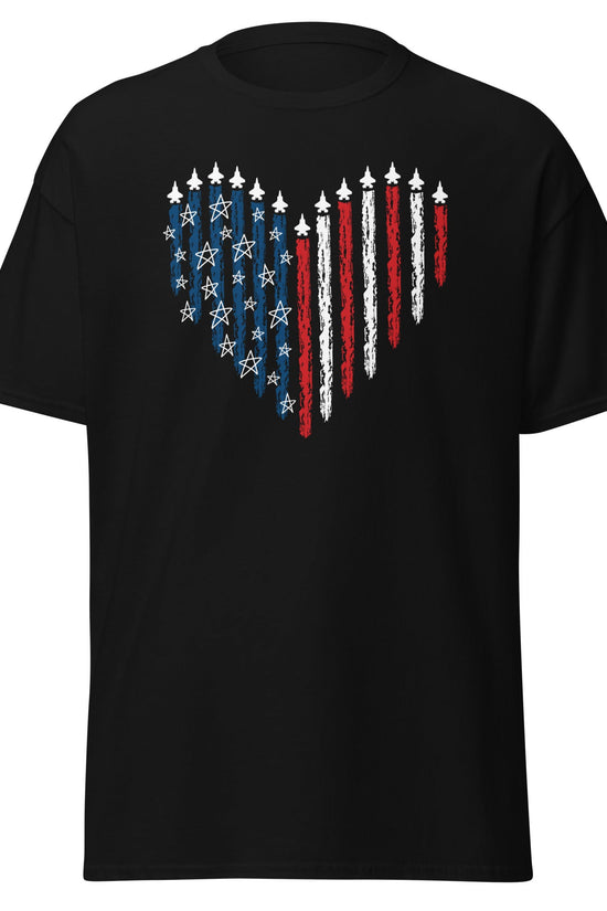 Fighter Jet American T-Shirt - Amp'd Up Custom