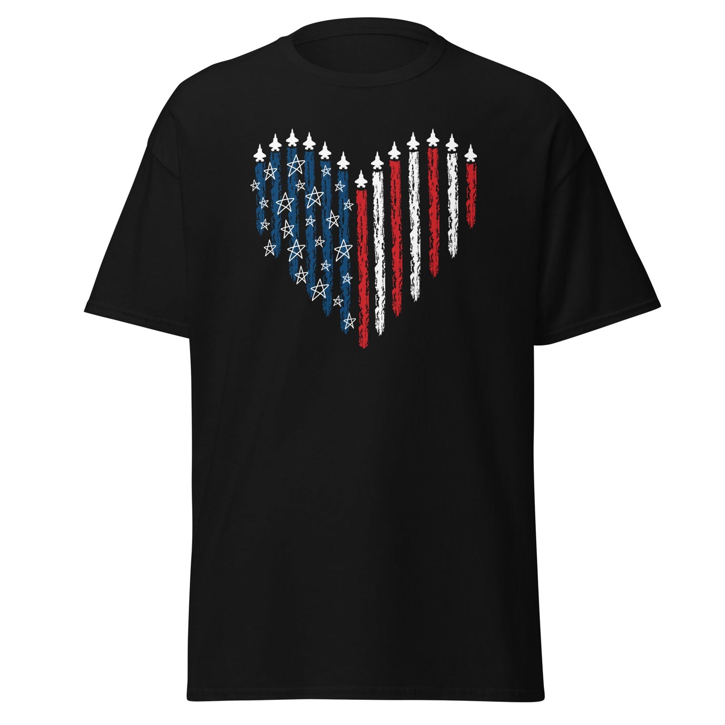 Fighter Jet American T-Shirt - Amp'd Up Custom