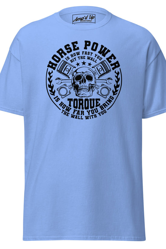 Horse Power And Brick Wall T-Shirt - Amp'd Up Custom
