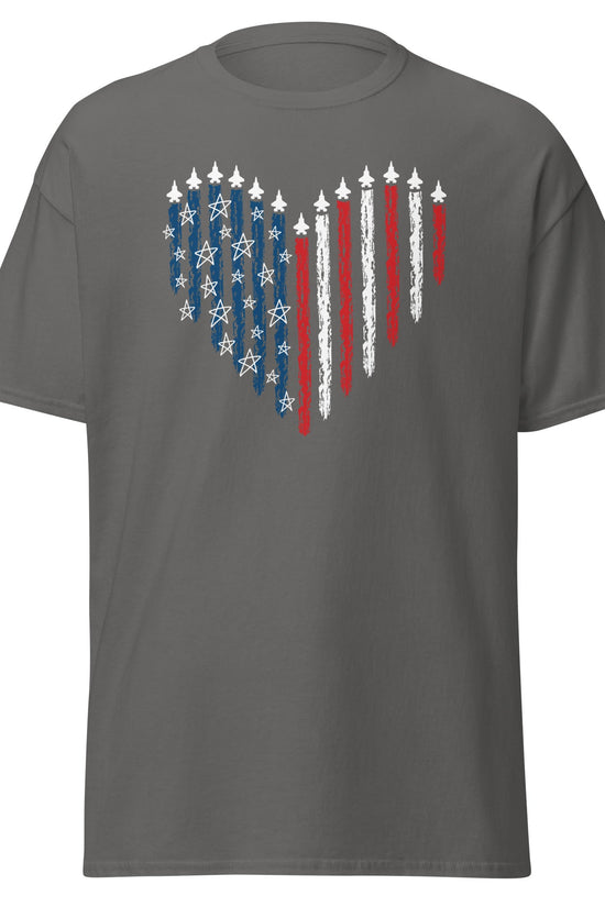 Fighter Jet American T-Shirt - Amp'd Up Custom