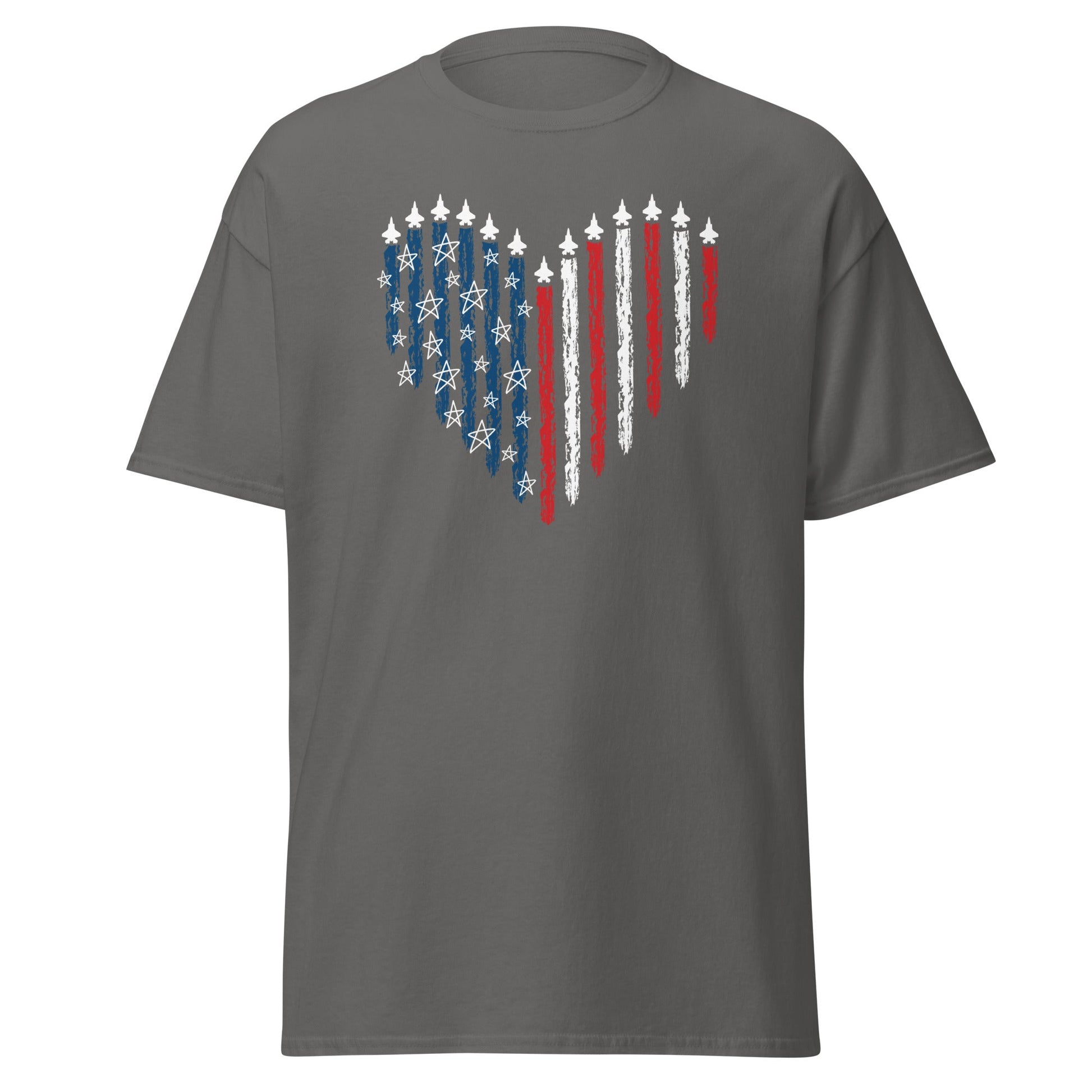 Fighter Jet American T-Shirt - Amp'd Up Custom