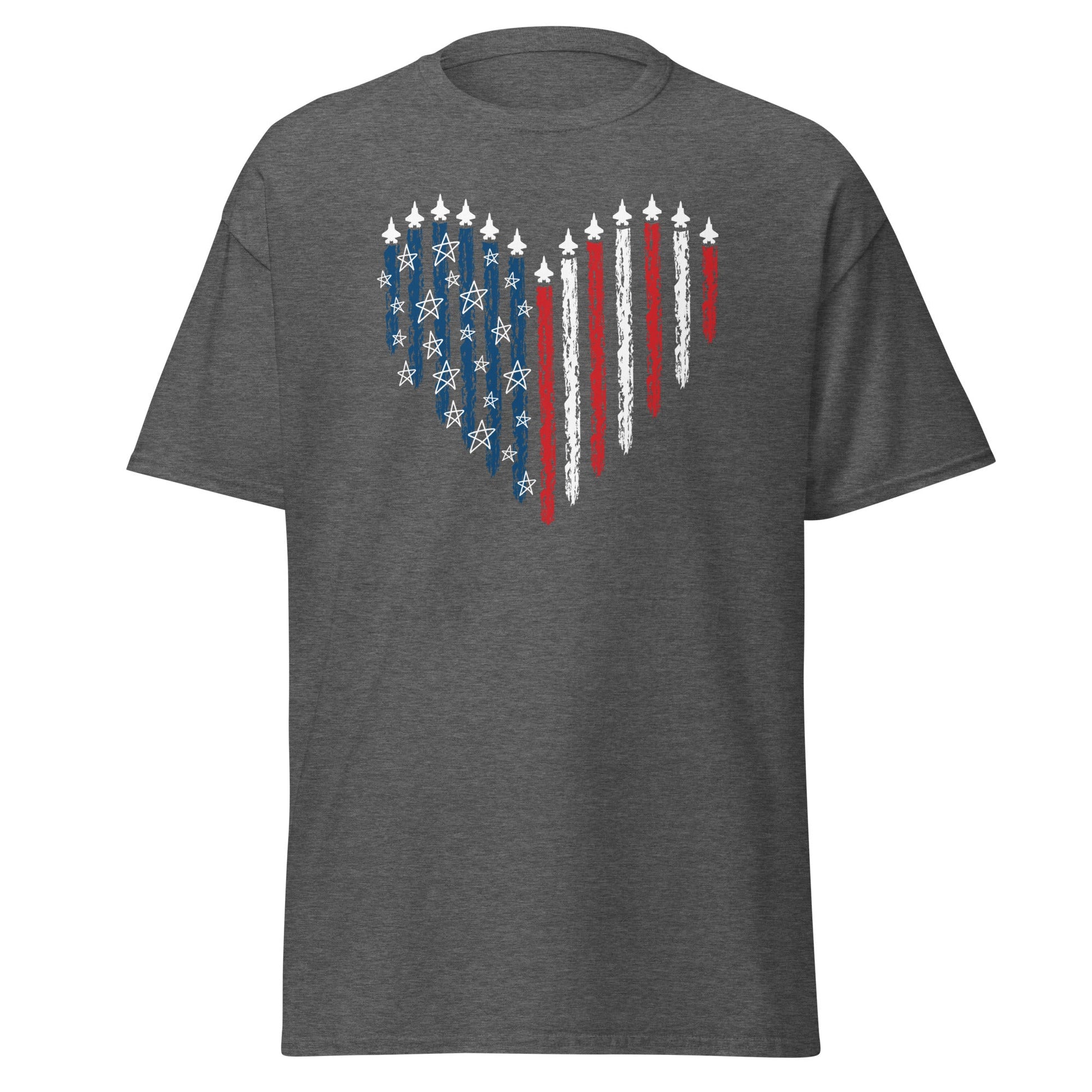 Fighter Jet American T-Shirt - Amp'd Up Custom