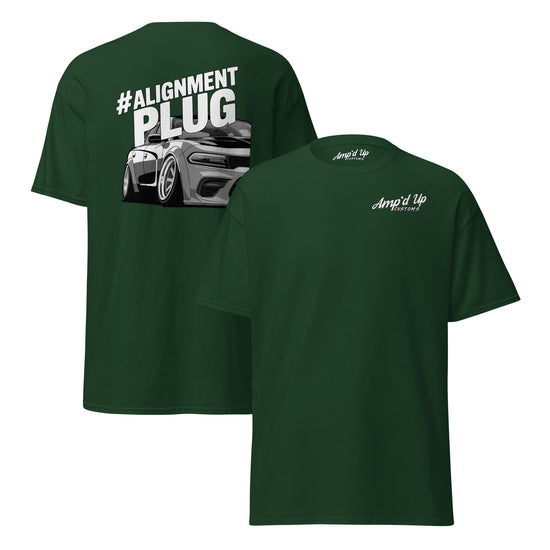 Alignment PLUG T-Shirt (Back Illustration) - Amp'd Up Custom
