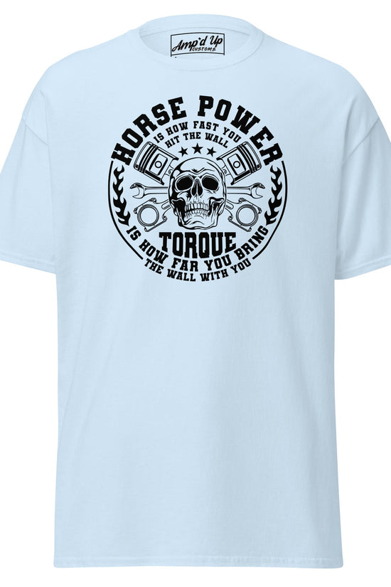 Horse Power And Brick Wall T-Shirt - Amp'd Up Custom